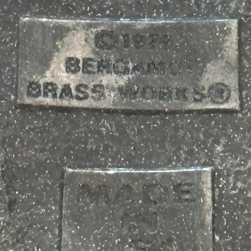 Bergamot Brass Works Motorcycle Original Vintage Belt Buckles